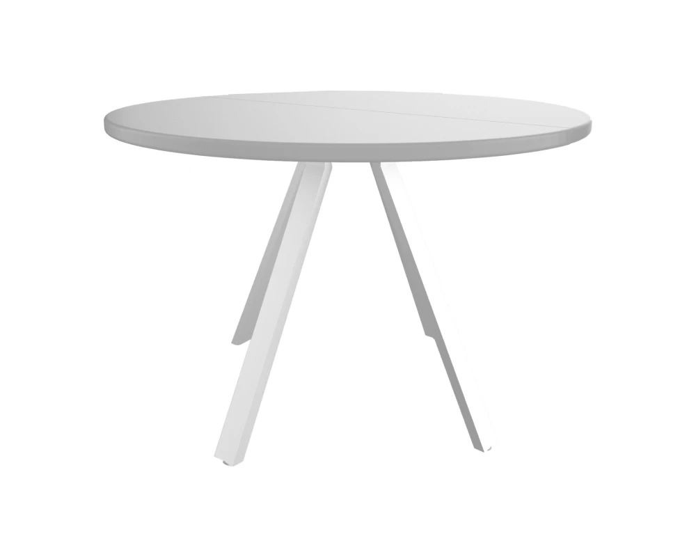 Стол переговоров белый 110х76 Steel