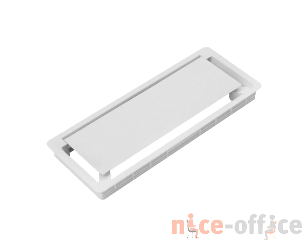 Лючок прямоугольный 30x12x2,6 Cover Light Белый