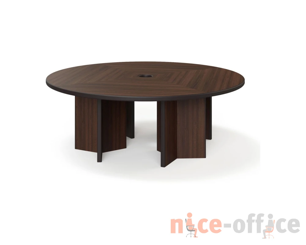 Стол для переговоров D216 216x216x75 Legno Орех
