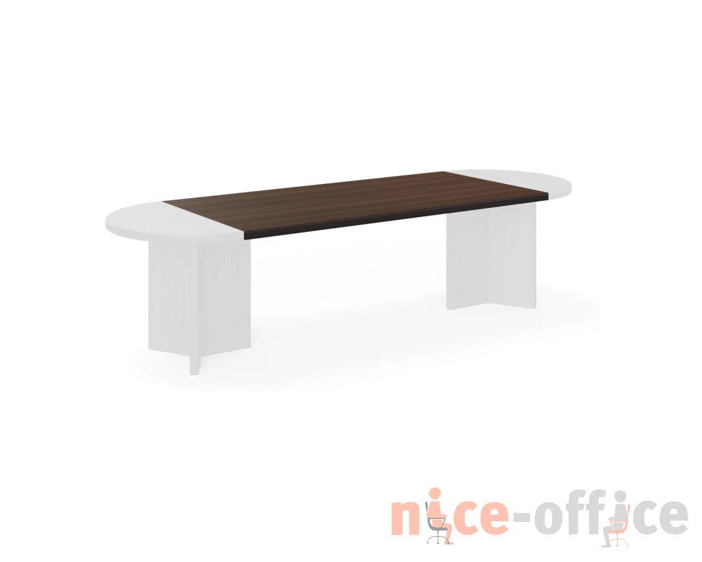 Столешница стола переговоров 200x100x4 Legno Орех