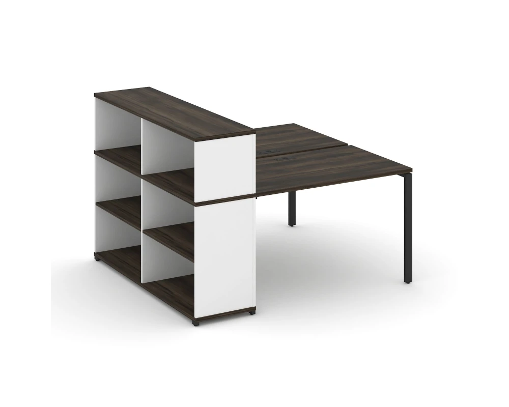 Рабочая станция с опорным стеллажом с надставкой низ. CN.DRS-210 1600x1480x1140 Концепт / Concept