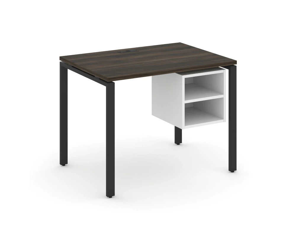Стол рабочий с подвесной тумбой с 2 открытыми нишами CN.SP-105 980x720x750 Концепт / Concept