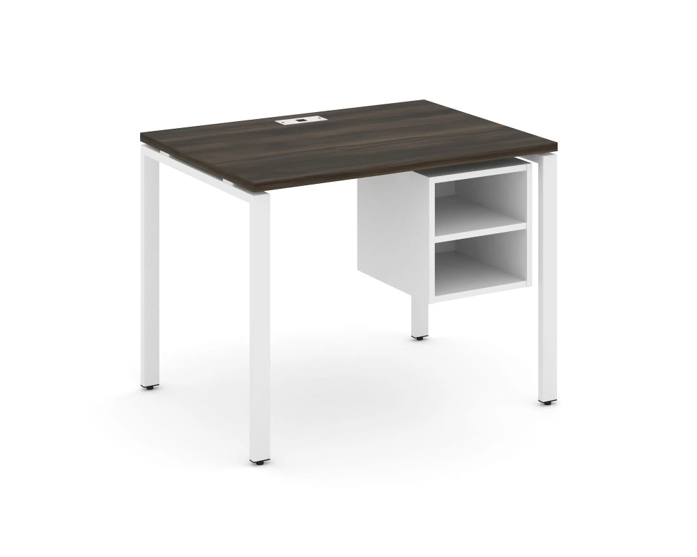 Стол рабочий с подвесной тумбой с 2 открытыми нишами CN.SP-105 980x720x750 Концепт / Concept