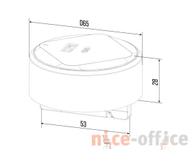 Адаптер трековой розетки USB/Type-C d65 Рива / Riva images
