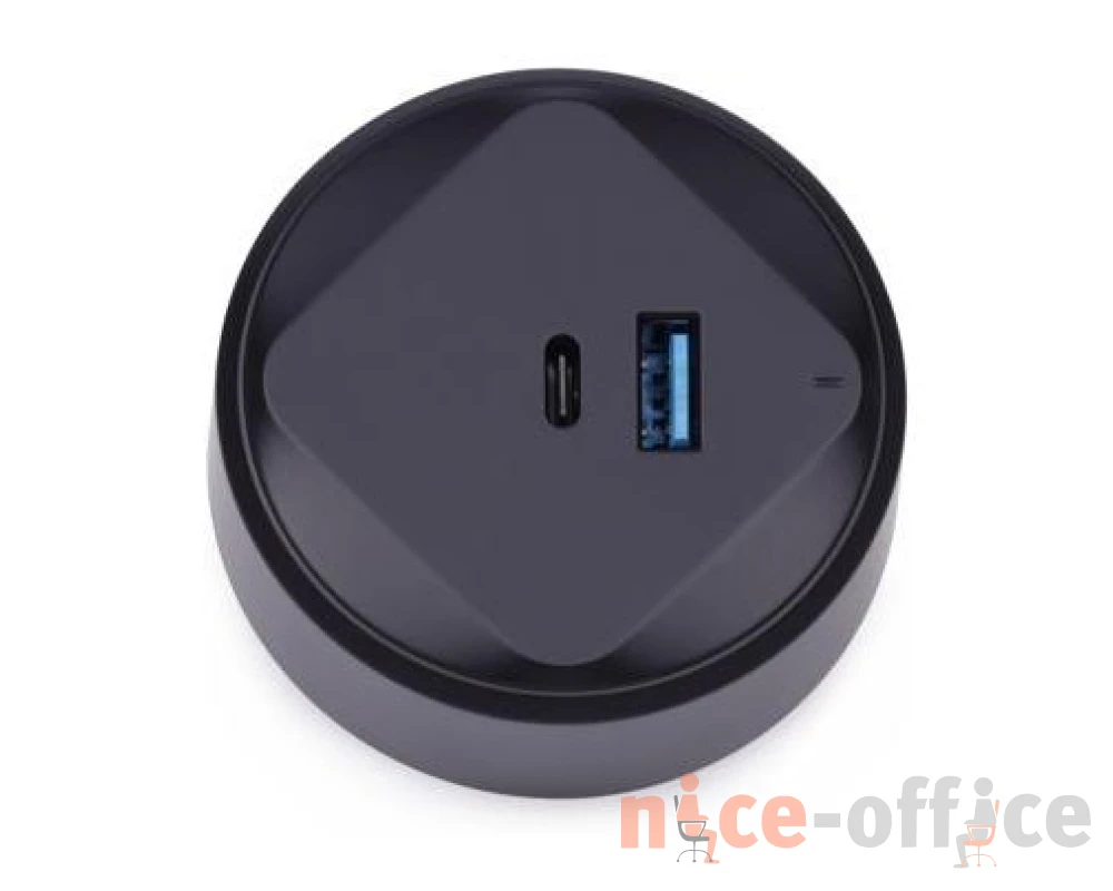 Адаптер трековой розетки USB/Type-C d65 Рива / Riva