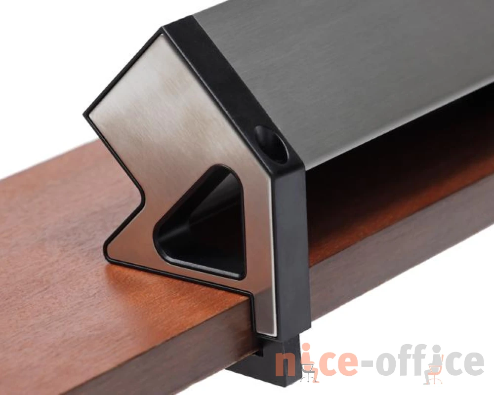 Блок розеток настольный с двумя крепежами (3 розетки, USB-A, USB-C) 215x75x82 Рива / Riva