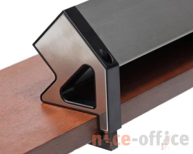 Блок розеток настольный с двумя крепежами (3 розетки, USB-A, USB-C) 215x75x82 Рива / Riva images