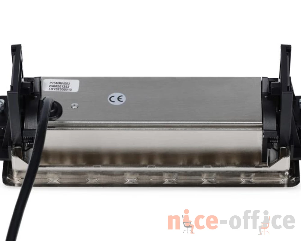 Блок розеток выдвижной горизонтальный (3 розетки, USB-A, USB-C) 245x111x3 Рива / Riva