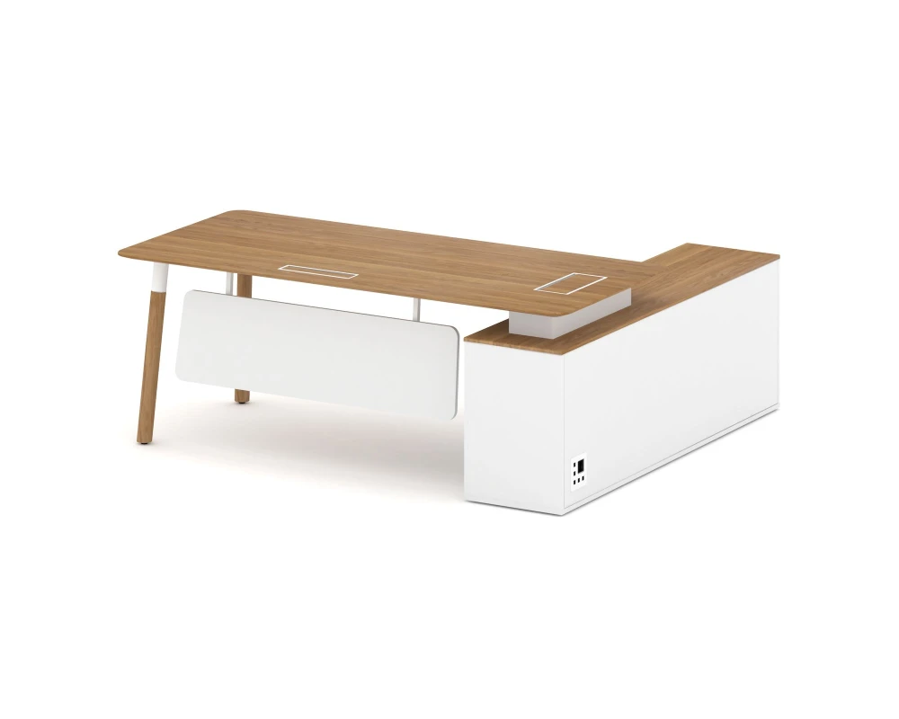 Стол руководителя левый 2000x1798x750 Фреско / Fresco