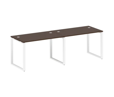 Рабочая станция на 2 раб.места на О-образном м/к 240x72x75 Метал Систем / Metal System