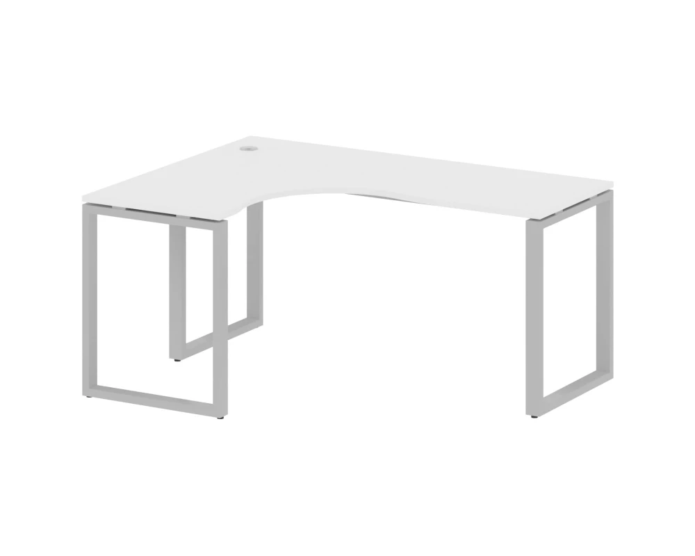 Стол криволинейный левый на О-образном м/к 160x120x75 Метал Систем / Metal System