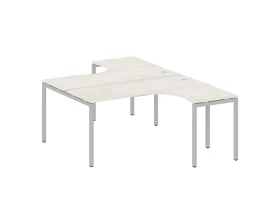 Рабочая станция криволинейная на П-образном м/к 1600x2435x750 Метал Систем Куатро 4х4 / Metal System Quattro 4x4 images