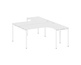 Рабочая станция криволинейная на П-образном м/к 1600x2435x750 Метал Систем Куатро 4х4 / Metal System Quattro 4x4 images