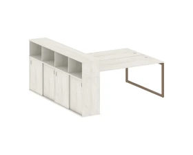 Рабочая станция с шкафом-купе на О-образном м/к 2210x2332x1098 Метал Систем Куатро 4х4 / Metal System Quattro 4x4 images