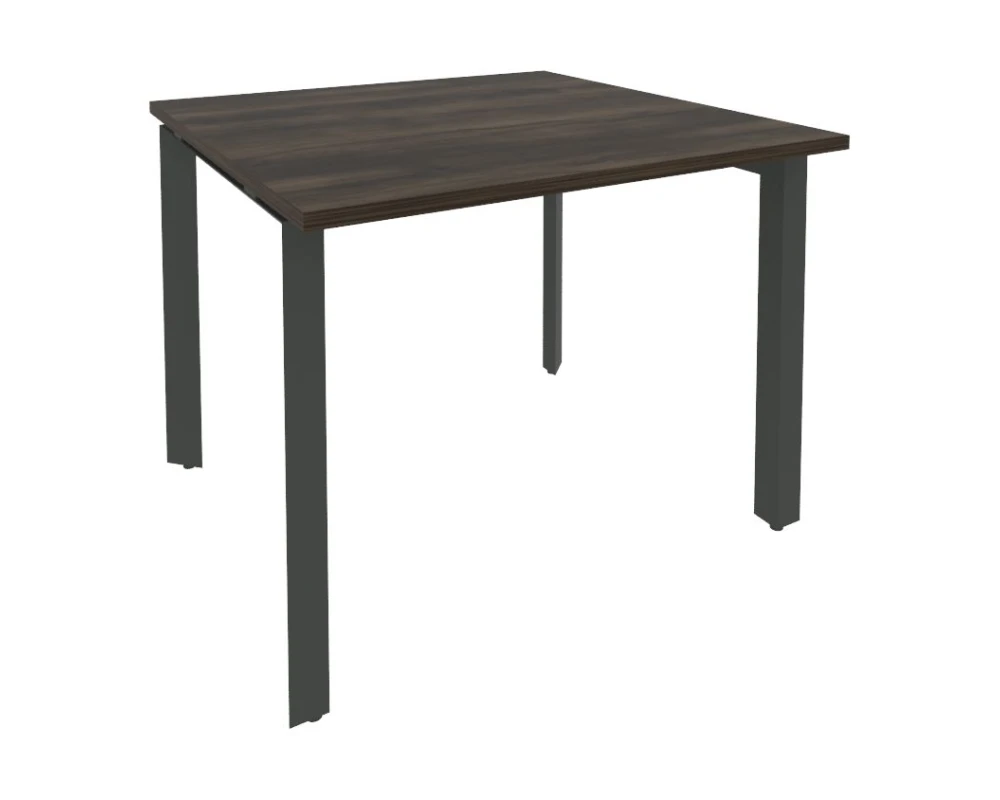 Стол переговорный (1 столешница) на П-образном м/к 980x980x750 Оникс / Onix