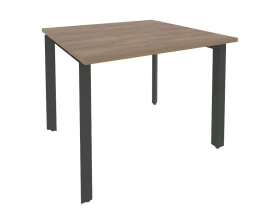 Стол переговорный (1 столешница) на П-образном м/к 980x980x750 Оникс / Onix images