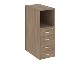 Тумба 4 ящика завершающая, левая Оникс / Onix images