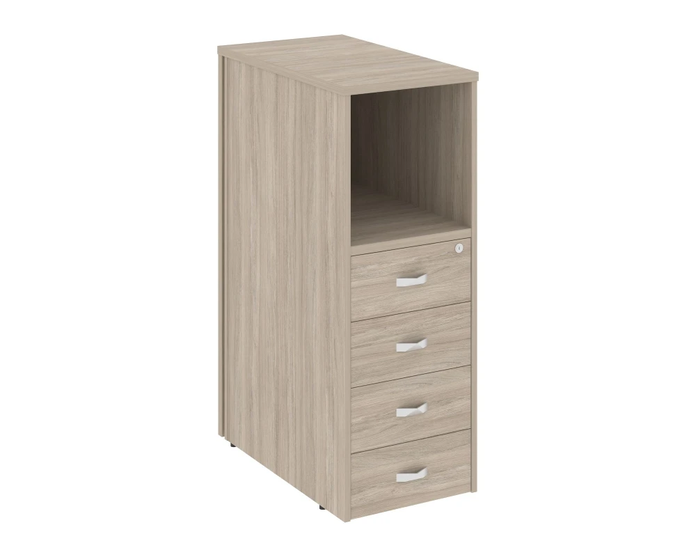 Тумба 4 ящика завершающая, левая Оникс / Onix