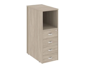 Тумба 4 ящика завершающая, левая Оникс / Onix images