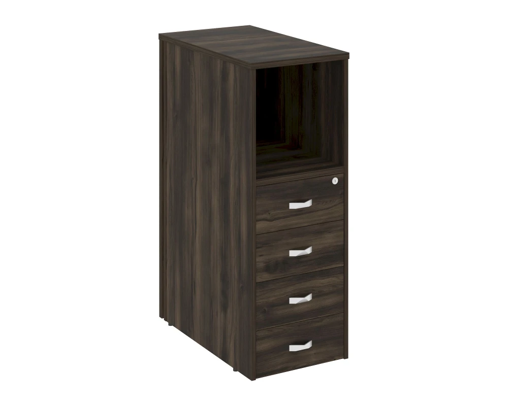 Тумба 4 ящика завершающая, левая Оникс / Onix