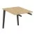Тиквуд светлый/Дуб темный/Металл антрацит