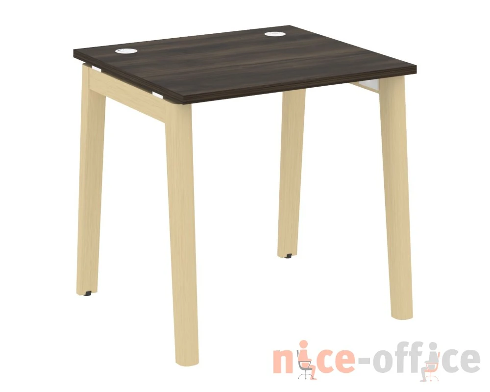 Стол письменный, опоры - массив дерева 78x72x75 Оникс Вуд / Onix Wood