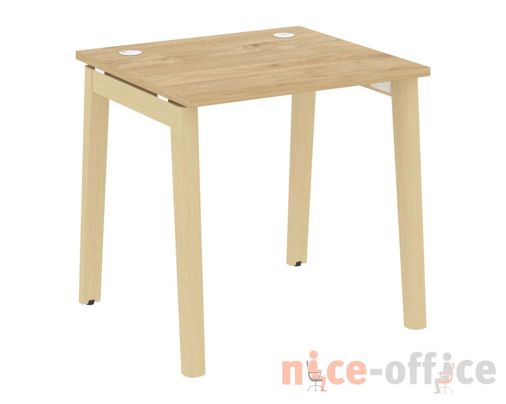 Стол письменный, опоры - массив дерева 78x72x75 Оникс Вуд / Onix Wood