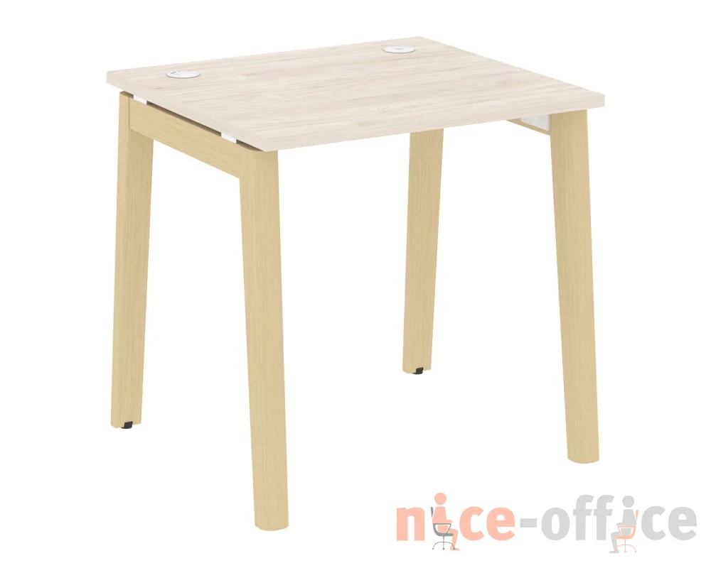 Стол письменный, опоры - массив дерева 78x72x75 Оникс Вуд / Onix Wood
