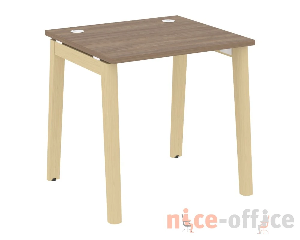 Стол письменный, опоры - массив дерева 78x72x75 Оникс Вуд / Onix Wood