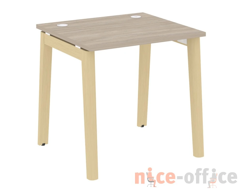 Стол письменный, опоры - массив дерева 78x72x75 Оникс Вуд / Onix Wood