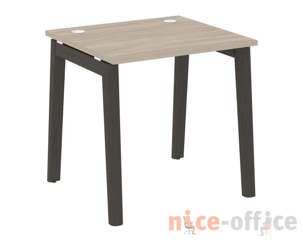 Стол письменный, опоры - массив дерева 78x72x75 Оникс Вуд / Onix Wood