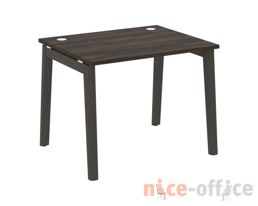 Стол письменный, опоры - массив дерева 98x80x75 Оникс Вуд / Onix Wood