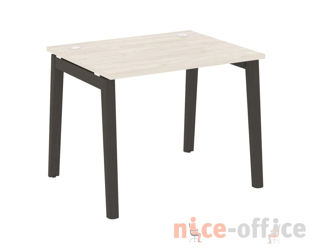 Стол письменный, опоры - массив дерева 98x80x75 Оникс Вуд / Onix Wood