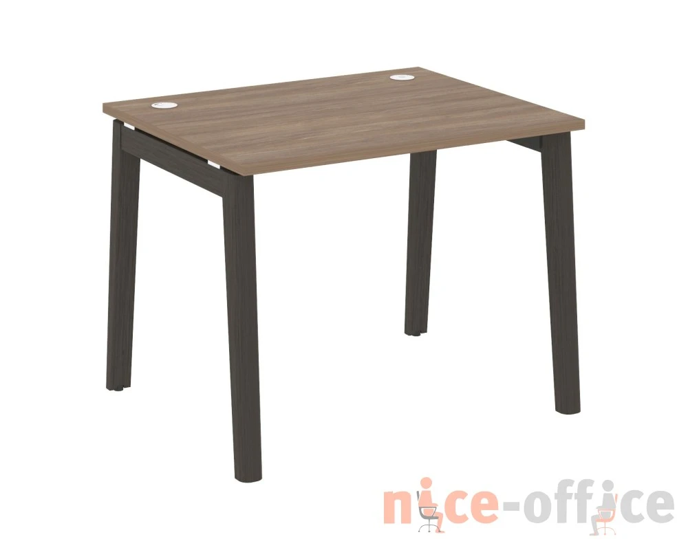 Стол письменный, опоры - массив дерева 98x80x75 Оникс Вуд / Onix Wood