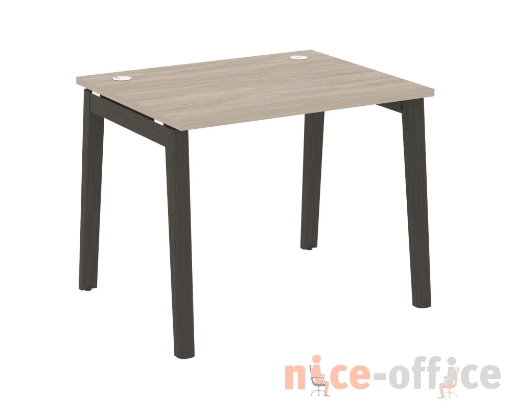 Стол письменный, опоры - массив дерева 98x80x75 Оникс Вуд / Onix Wood