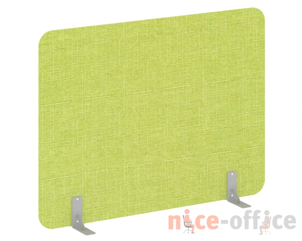 Перегородка на фетровых подпятниках 1600x18x1200 Р-лайн софт / R-line soft