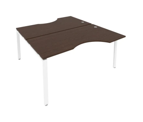 Рабочая станция криволинейная на П-образном м/к 160x183,5x75 Метал Систем / Metal System