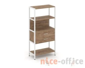 Односекционный стеллаж четырехярусный с ящиками 810х400х1613 Шелф Систем / Shelf System images