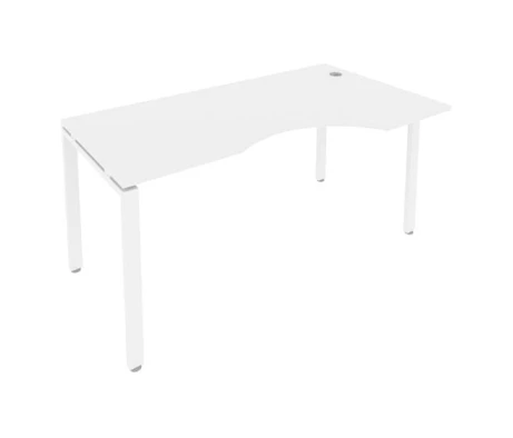 Стол криволинейный правый на П-образном м/к 160x90x75 Метал Систем / Metal System