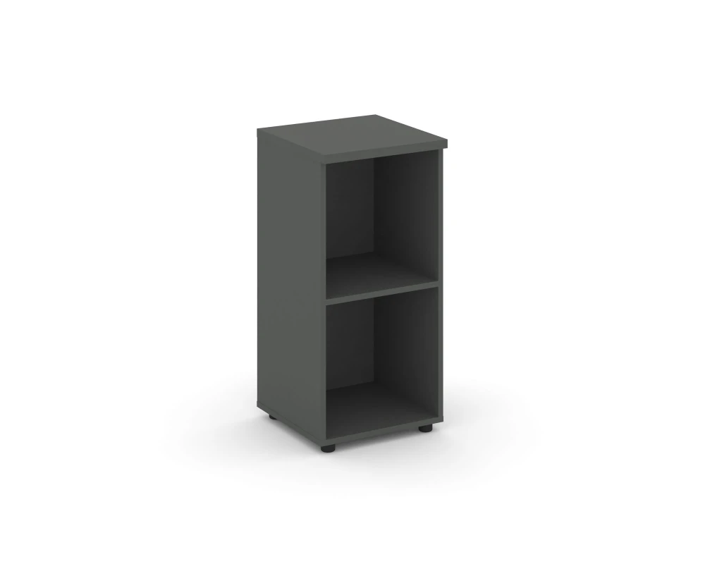 Стеллаж низкий узкий 400x400x833 зад. стенка HDF Стайл Проджект / Style Project