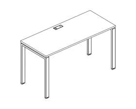 Стол письменный на металлокаркасе UNO 120x80x75 A4.PRO images