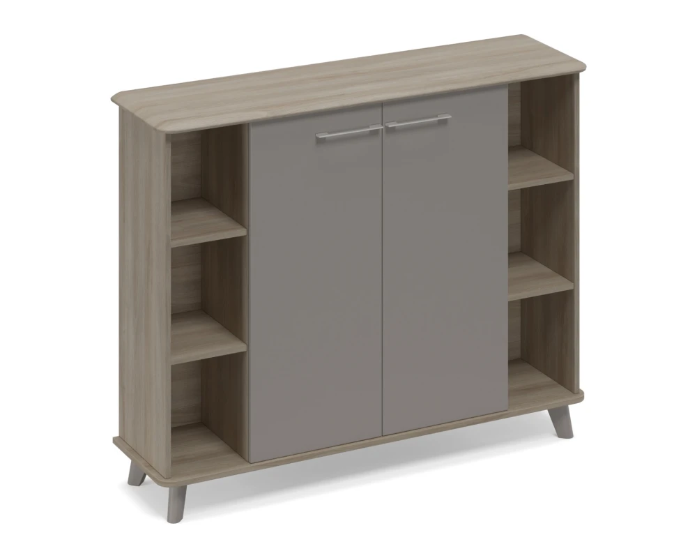 Шкаф средний полузакрытый греденция 150x44x122,4 Time Metal
