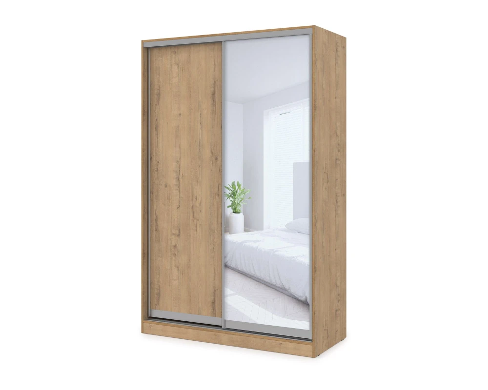 Шкаф-купе 2-дверный (1204*600*2201) ШКДЗ.12.7 КОМФОРТ / COMFORT