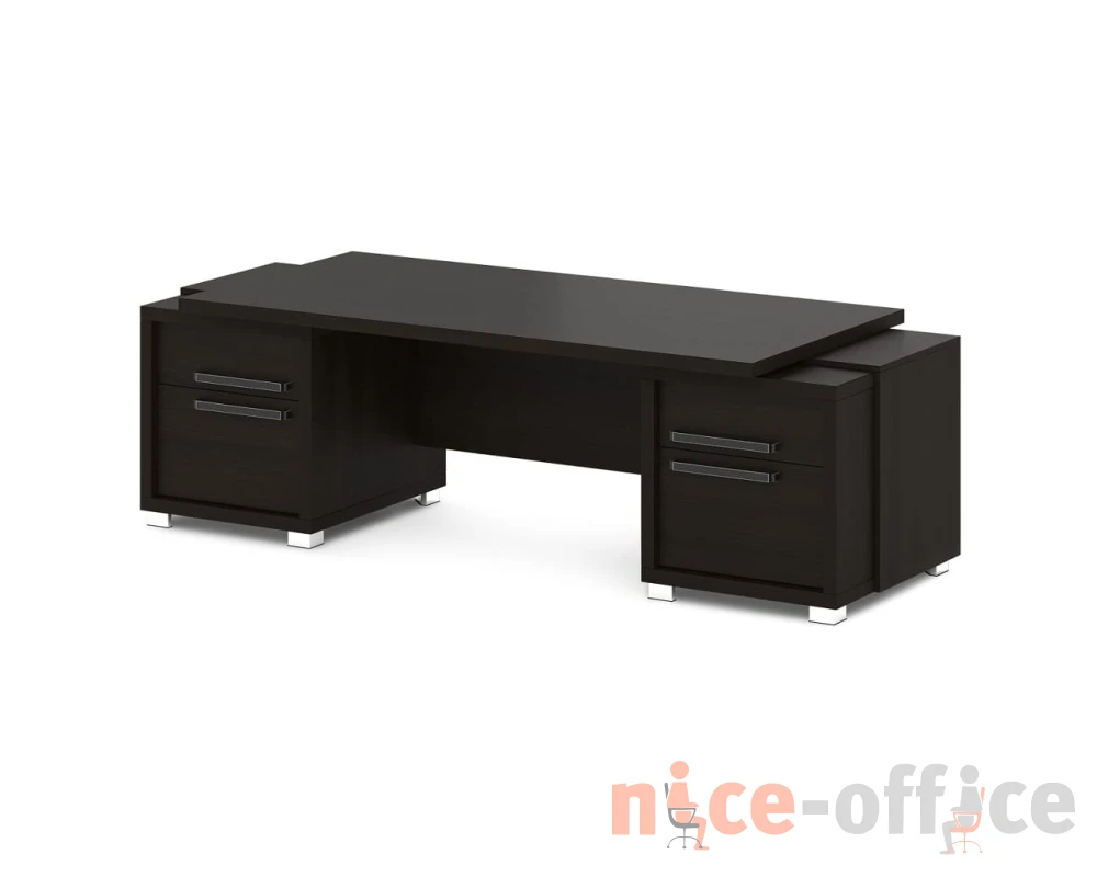 Стол с двумя тумбами 2470х1000х750 Грейс / Grace