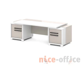 Стол с двумя тумбами 2470х1000х750 Грейс / Grace images