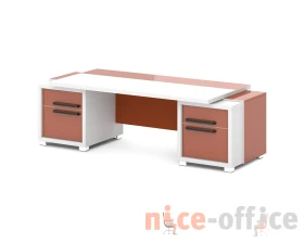 Стол с двумя тумбами 2470х1000х750 Грейс / Grace images