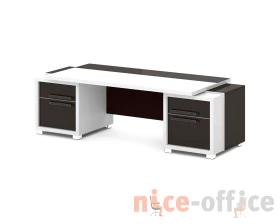 Стол с двумя тумбами 2470х1000х750 Грейс / Grace images