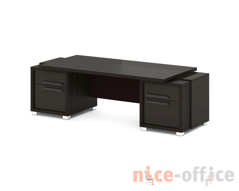 Стол с двумя тумбами 2470х1000х750 Грейс / Grace