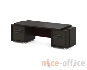Стол с двумя тумбами 2470х1000х750 Грейс / Grace images