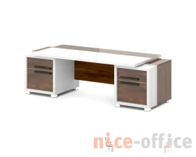 Стол с двумя тумбами 2470х1000х750 Грейс / Grace images